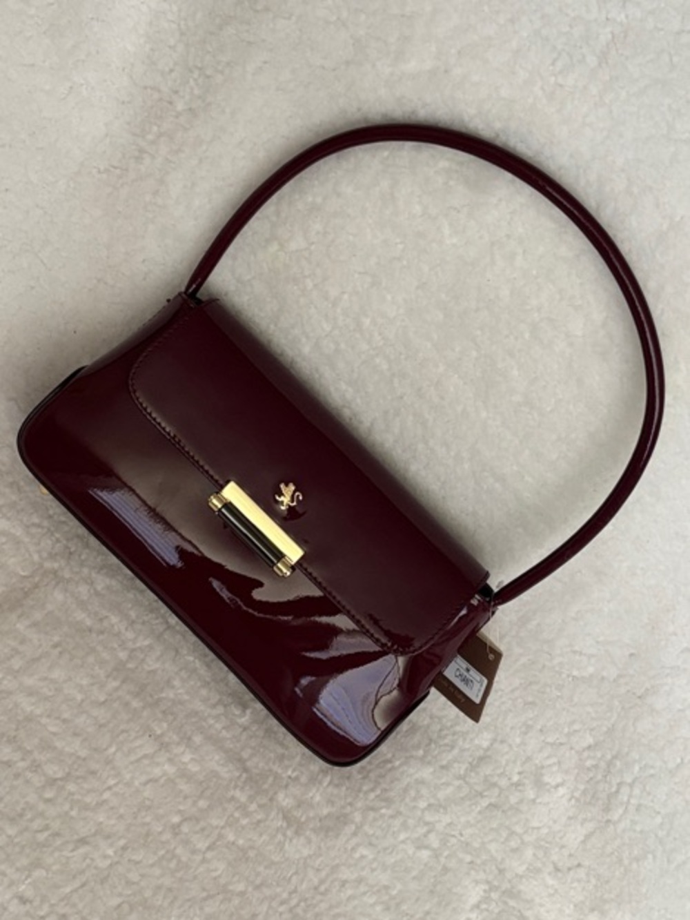 Pratesi Chianti Shoulder Bag in Deep Wine - Picture 5 of 10